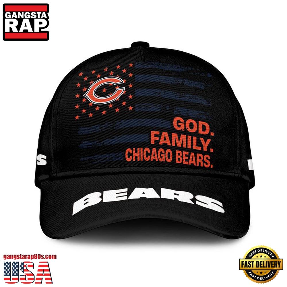 NFL Super Bowl Chicago Bears American Flag Classic Cap NFL Super Bowl Chicago Bears American Flag Classic Cap