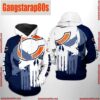 NFL Chicago Bears Team Skull 3D Printed Hoodie Shirt 3 NFL Chicago Bears Team Skull 3D Printed Hoodie Shirt