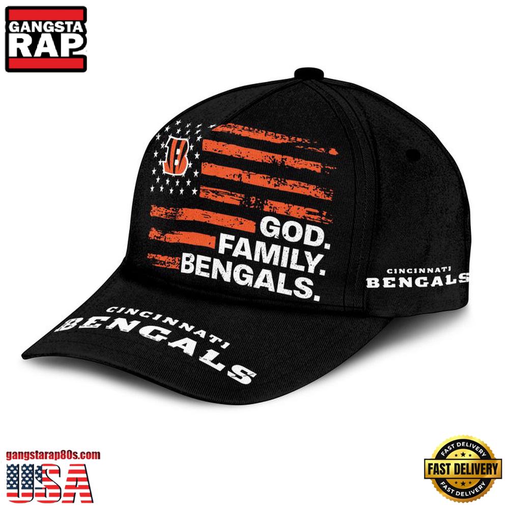 NFL Cincinnati Bengals American Flag Classic Cap