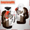 NFL Cleveland Browns Team Skull 3D Printed Hoodie Shirt 2 NFL Cleveland Browns Team Skull 3D Printed Hoodie Shirt