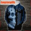NFL Dallas Cowboys Skull 3D Hoodie Shirt 3 NFL Dallas Cowboys Skull 3D Hoodie Shirt