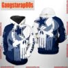 NFL Dallas Cowboys Team Skull 3D Printed Hoodie Shirt 2 NFL Dallas Cowboys Team Skull 3D Printed Hoodie Shirt