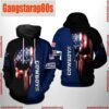 NFL Dallas Cowboys US Flag Skull Team 3D Printed Hoodie Shirt