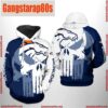 NFL Denver Broncos Team Skull 3D Printed Hoodie Shirt 2 NFL Denver Broncos Team Skull 3D Printed Hoodie Shirt