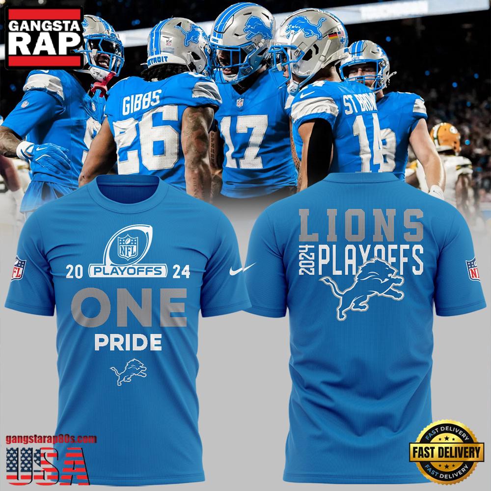 NFL Super Bowl Detroit Lions Playoffs T Shirt NFL Super Bowl Detroit Lions Playoffs T Shirt