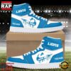 NFL Detroit Lions Grunge Style Custom Air Jordan 1 Shoes