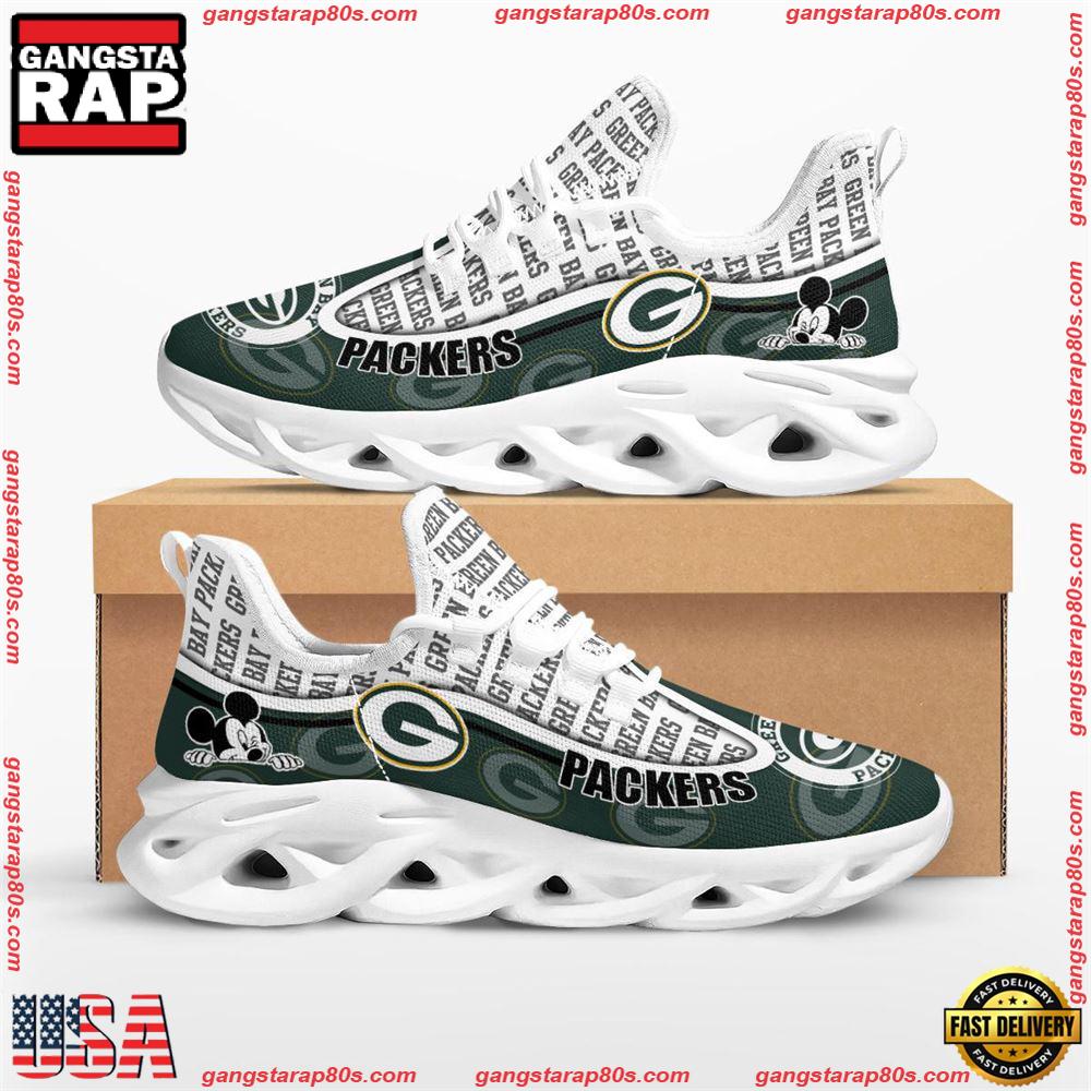 NFL Green Bay Packers Mickey Mouse Max Soul Shoes