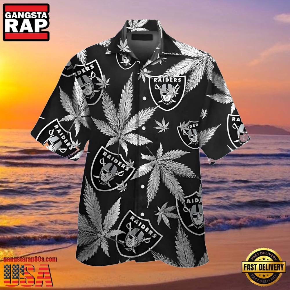 NFL Hawaiian Raiders Shirt Tropical Aloha Shirt NFL Hawaiian Raiders Shirt Tropical Aloha Shirt