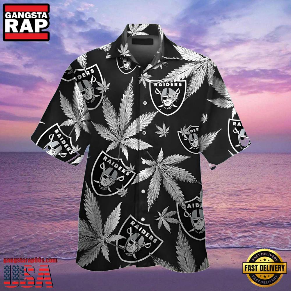 NFL Hawaiian Raiders Shirt Tropical Aloha Shirt