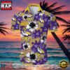 NFL Hawaiian Vikings Shirt Tropical Flower Purple Yellow