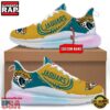 NFL Jacksonville Jaguars Custom Rainbow Atmospheric Cushion Running Shoes, Women's Sneaker