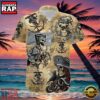 NFL Las Vegas Raiders Hawaiian Shirts Pirates Skull Print 2 NFL Las Vegas Raiders Hawaiian Shirts Pirates Skull Print
