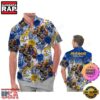 NFL Los Angeles Rams America Flag Tropical Floral Custom Hawaiian Shirt