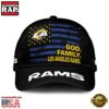 NFL Super Bowl Los Angeles Rams American Flag Classic Cap 4 NFL Los Angeles Rams American Flag Classic Cap