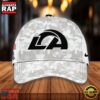 NFL Super Bowl Los Angeles Rams Camo Baseball Cap 2 NFL Los Angeles Rams Camo 2024 Salute to Service Baseball Cap