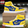 NFL Los Angeles Rams Grunge Style Custom Name Air Jordan 1 Running Sneakers Shoes 2 NFL Los Angeles Rams Grunge Style Custom Air Jordan 1 Shoes