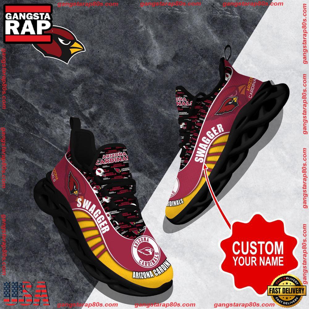 NFL Custom Name Arizona Cardinals Sport Football Max Soul Shoes Running Sneakers NFL Custom Name Arizona Cardinals Sport Football Max Soul Shoes Running Sneakers