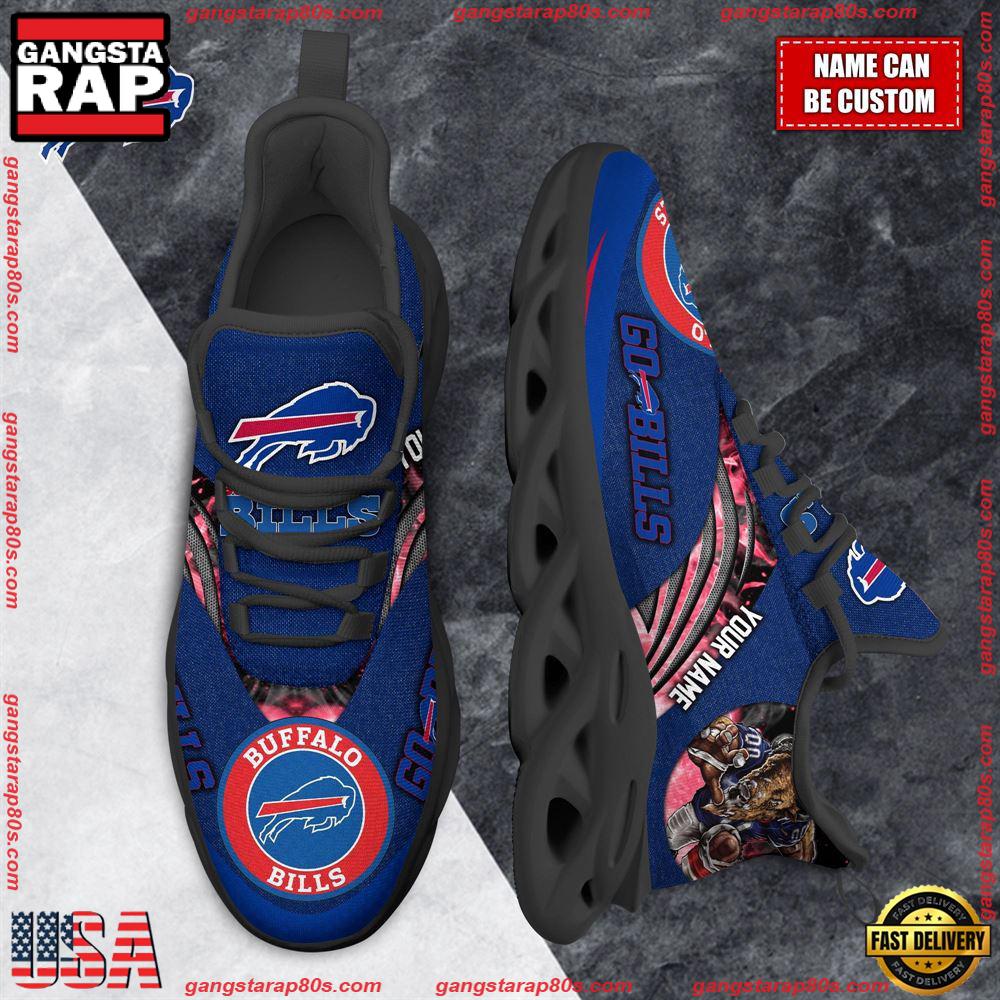 NFL Custom Name Buffalo Bills Max Soul Shoes Running Sneakers NFL Custom Name Buffalo Bills Max Soul Shoes Running Sneakers