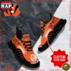 NFL Custom Name Cincinnati Bengals Sport Football Max Soul Shoes Running Sneakers 2 NFL Max Soul Shoes, Cincinnati Bengals Clunky Shoes Sport Custom Name Football