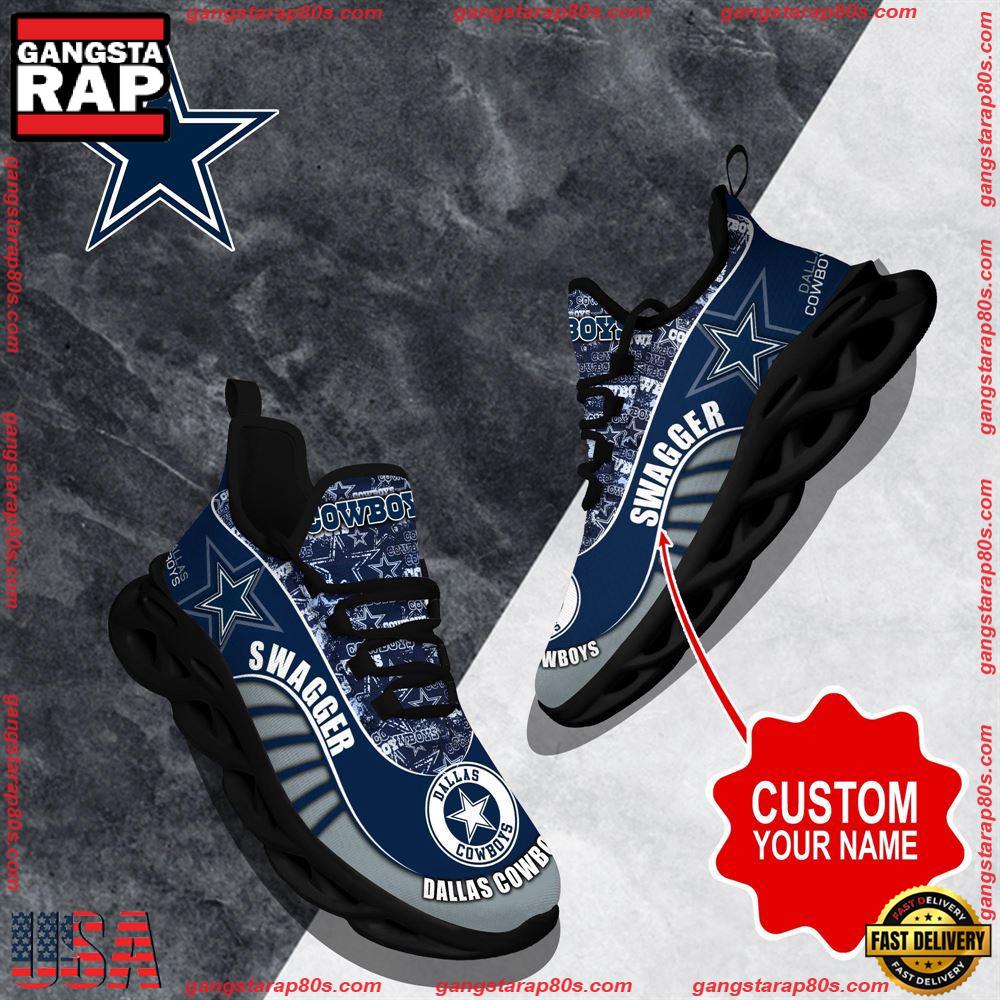 NFL Custom Name Dallas Cowboys Sport Football Max Soul Shoes Running Sneakers NFL Custom Name Dallas Cowboys Sport Football Max Soul Shoes Running Sneakers