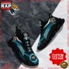 NFL Custom Name Jacksonville Jaguars Football Max Soul Shoes Running Sneakers 3 NFL Max Soul Shoes, Jacksonville Jaguars Clunky Shoes Custom Custom Name Football