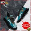NFL Custom Name Jacksonville Jaguars Sport Football Max Soul Shoes Running Sneakers 2 NFL Max Soul Shoes, Jacksonville Jaguars Clunky Shoes Sport Custom Name Football