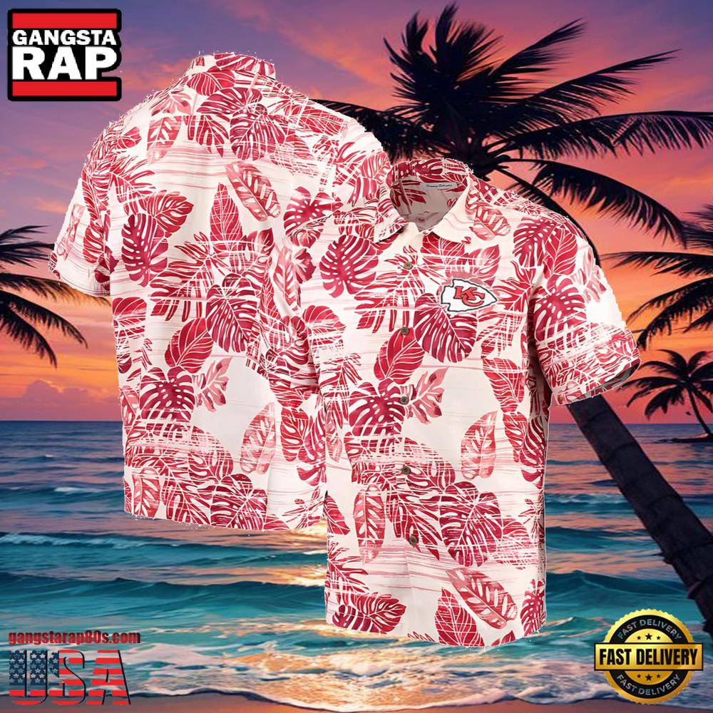 NFL Men's Tommy Bahama Chiefs Hawaiian Shirt Miami NFL Men's Tommy Bahama Chiefs Hawaiian Shirt Miami