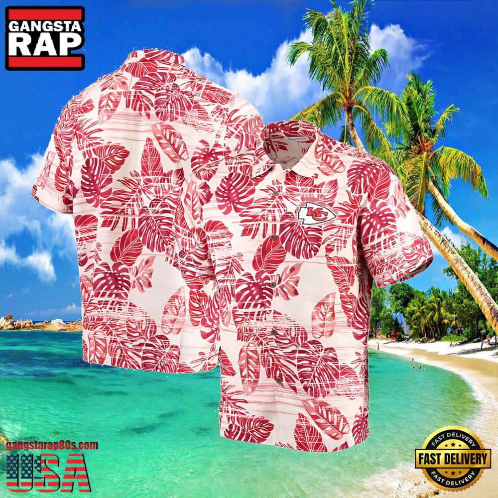 NFL Men's Tommy Bahama Chiefs Hawaiian Shirt Miami NFL Men's Tommy Bahama Chiefs Hawaiian Shirt Miami