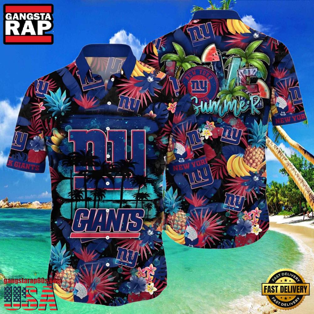 NFL Ny Giants Hawaiian Shirt Mens Love Summer Aloha Shirt NFL Ny Giants Hawaiian Shirt Mens Love Summer Aloha Shirt