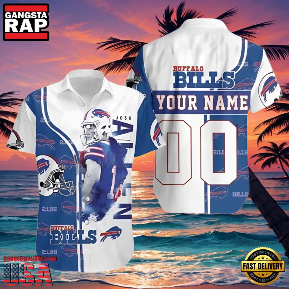 NFL Personalized Josh Allen Bills Hawaiian Shirt NFL Personalized Josh Allen Bills Hawaiian Shirt