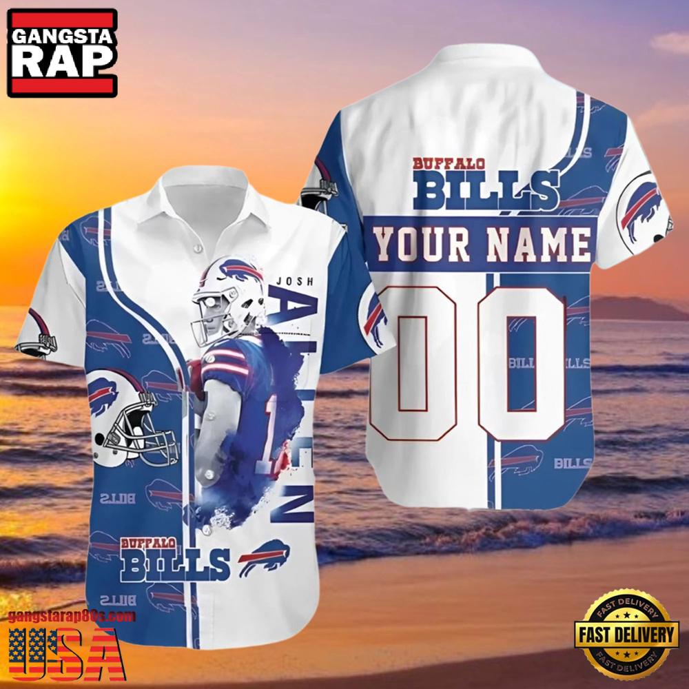 NFL Personalized Josh Allen Bills Hawaiian Shirt NFL Personalized Josh Allen Bills Hawaiian Shirt