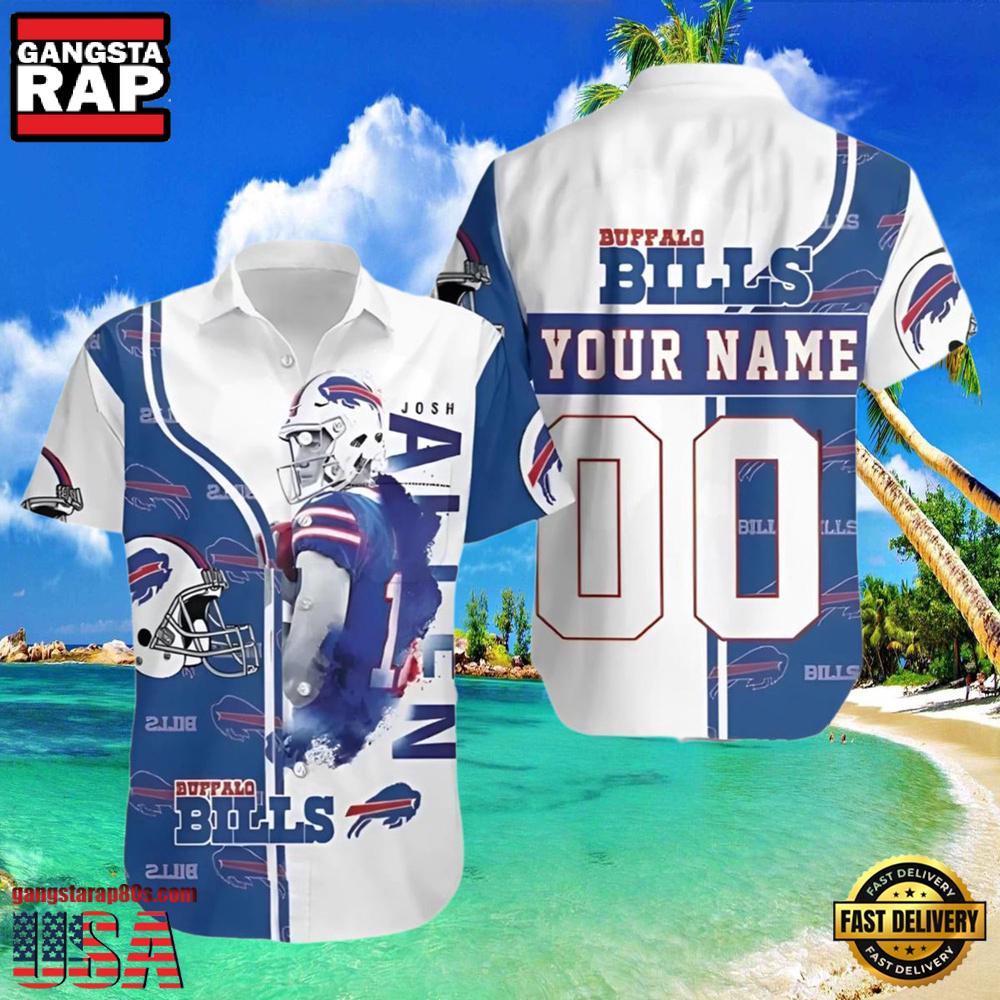NFL Personalized Josh Allen Bills Hawaiian Shirt NFL Personalized Josh Allen Bills Hawaiian Shirt