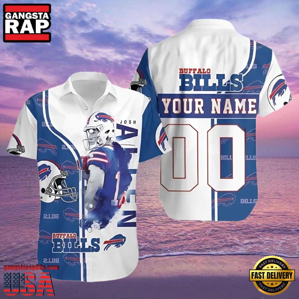 NFL Personalized Josh Allen Bills Hawaiian Shirt NFL Personalized Josh Allen Bills Hawaiian Shirt