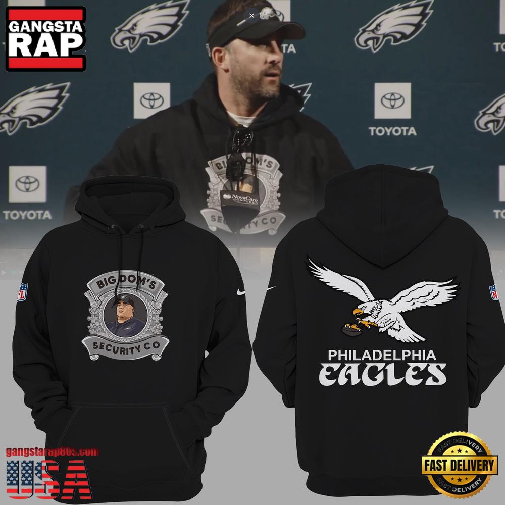 NFL Philadelphia Eagles Coach Nicholas John Sirianni’s Eagles Big Dom Hoodie