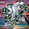 NFL Philadelphia Eagles Hawaiian Shirt Tropical Style 8 NFL Philadelphia Eagles Hawaiian Shirt Tropical Style