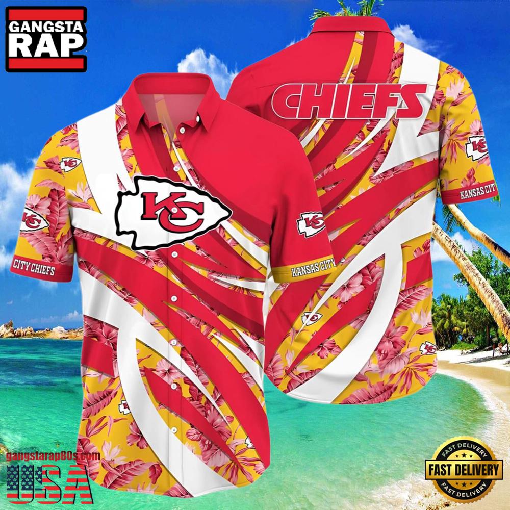 NFL Red Hawaiian Shirt Chiefs Men Woman NFL Red Hawaiian Shirt Chiefs Men Woman