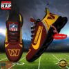 NFL Custom Name Washington Commanders Football Team Design Max Soul Running Sneakers Shoes 2 NFL Washington Commanders Football Team Design Max Soul Shoes, Football New Sneaker Shoes