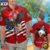 Ohio State Buckeyes Eagle US Flag Hawaiian Shirt