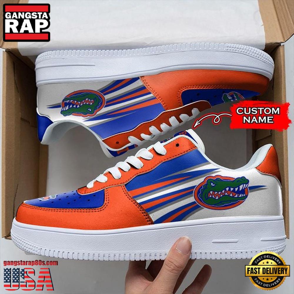 NCAA Custom Name Florida Gators Seminoles Air Force 1 Running Sneakers Shoes NCAA Custom Name Florida Gators Seminoles Air Force 1 Running Sneakers Shoes