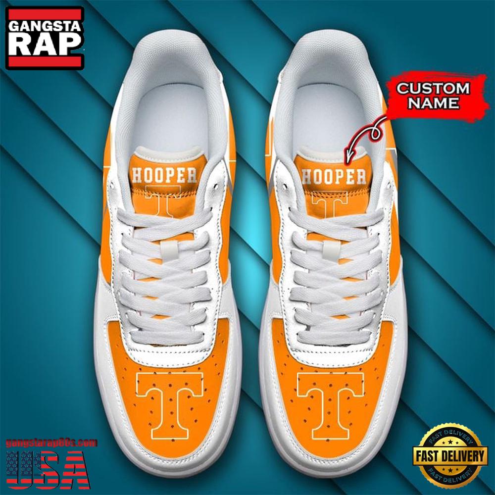 NCAA Custom Name Tennessee Volunteers Air Force 1 Running Sneakers Shoes NCAA Custom Name Tennessee Volunteers Air Force 1 Running Sneakers Shoes