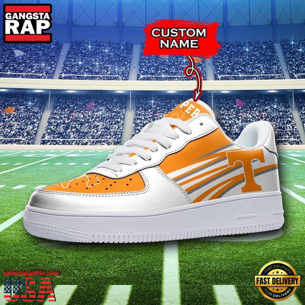 NCAA Custom Name Tennessee Volunteers Air Force 1 Running Sneakers Shoes NCAA Custom Name Tennessee Volunteers Air Force 1 Running Sneakers Shoes