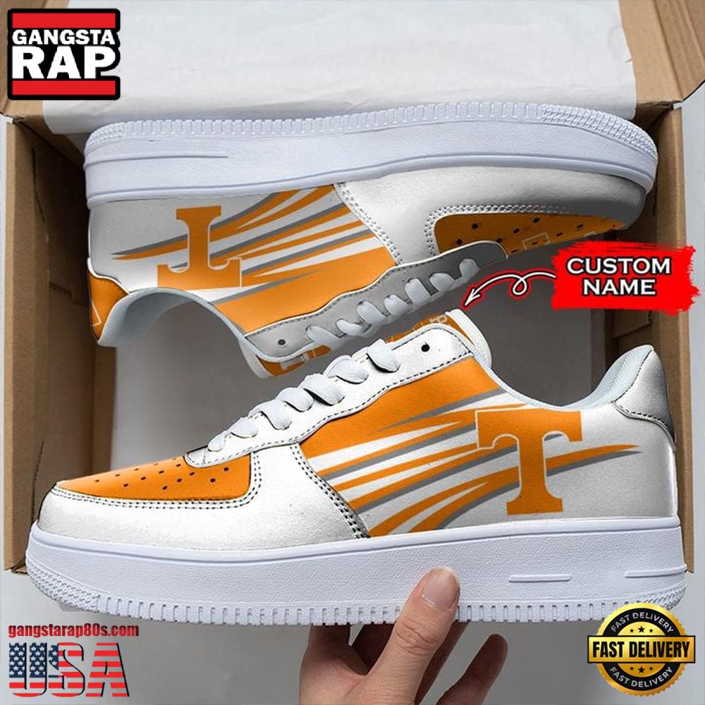 NCAA Custom Name Tennessee Volunteers Air Force 1 Running Sneakers Shoes NCAA Custom Name Tennessee Volunteers Air Force 1 Running Sneakers Shoes