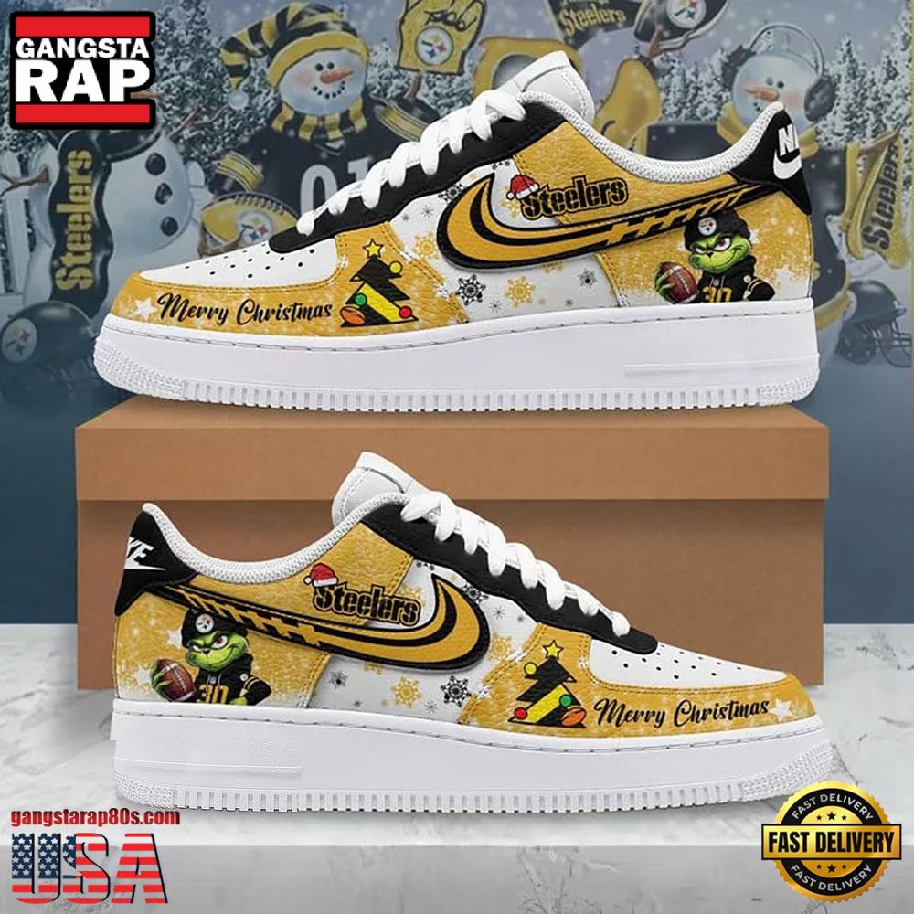 NFL Pittsburgh Steelers Team Air Force 1 Shoes Running Sneakers NFL Pittsburgh Steelers Team Air Force 1 Shoes Running Sneakers