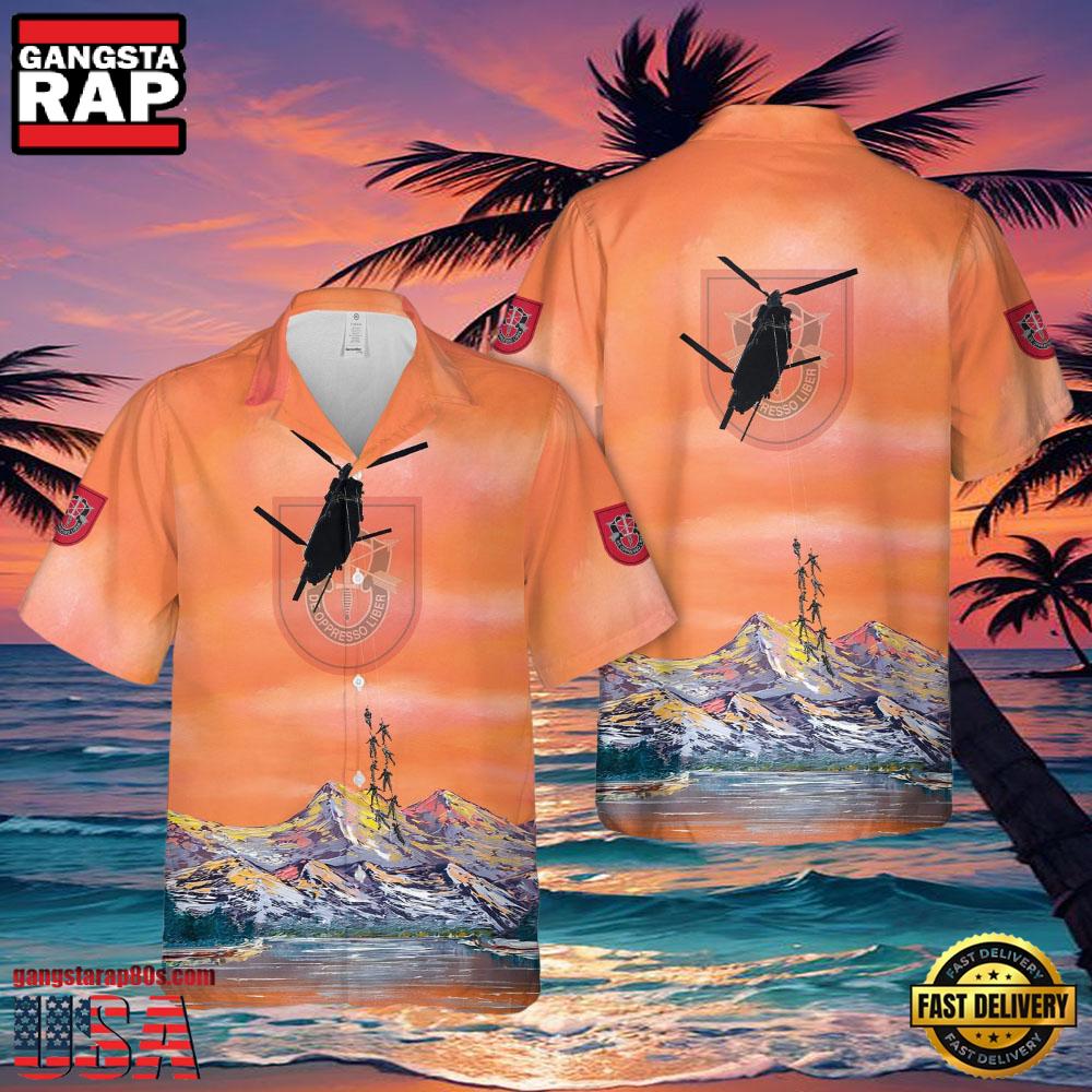 Practice Spie Techniques From A Mh-47 Chinook Hawaiian Shirt