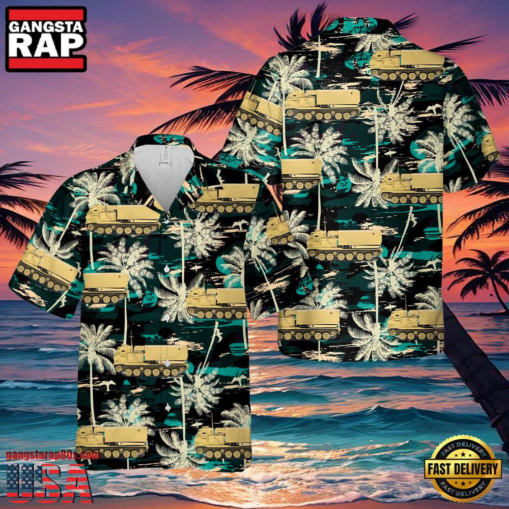 Rs Rocket Launcher Us Army Desert Sand 1990 Hawaiian Shirt