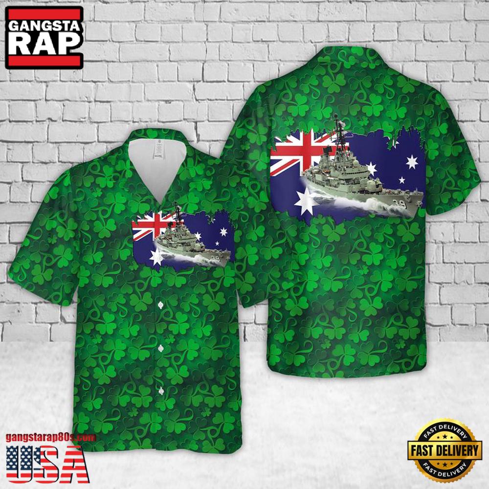 St. Patrick'S Day, Royal Australian Navy Hawaiian Shirt St. Patrick'S Day, Royal Australian Navy Hawaiian Shirt