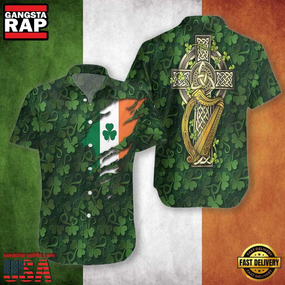 St Patrick'S Day Shamrock Aloha Hawaiian Shirts St Patrick'S Day Shamrock Aloha Hawaiian Shirts