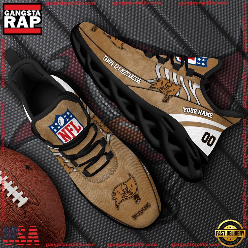 NFL Tampa Bay Buccaneers New Design Max Soul Shoes, Running Sneakers NFL Tampa Bay Buccaneers New Design Max Soul Shoes, Running Sneakers