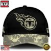 Tennessee Titans 2024 Salute to Service Club Black Camo Cap Gift For Veteran