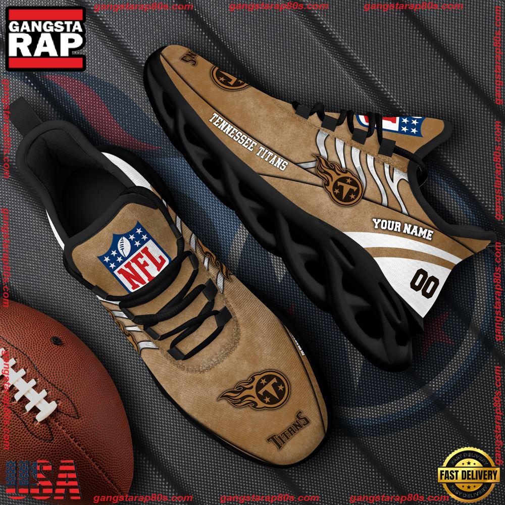 NFL Tennessee Titans New Design Max Soul Shoes, Running Sneakers NFL Tennessee Titans New Design Max Soul Shoes, Running Sneakers